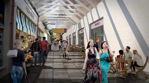 Leeds City Council CGI images showing how the Premier Inn scheme in Leeds would look