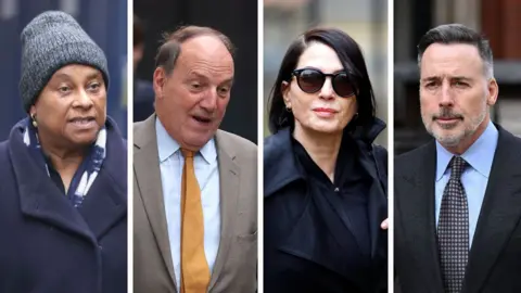 Getty Images / Reuters Doreen Lawrence, David Furnish, Sir Simon Hughes and Sadie Frost attended court.