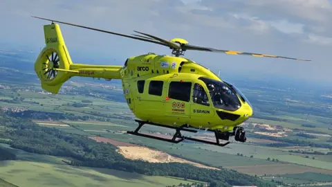 Yorkshire Air Ambulance creates memorial garden for park in Leeds