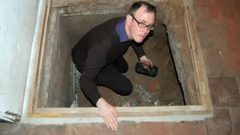BBC Scott Lomax investigates a potential cave