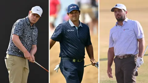 Robert MacIntyre, Patrick Reed and Francisco Molinari