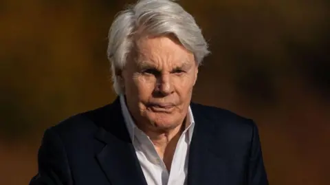 Abercrombie & Fitch CEO Mike Jeffries outside of a federal court in New York in October 2024