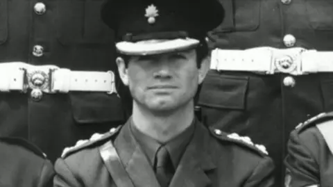 The other Robert Nairac, pictured in his army uniform 