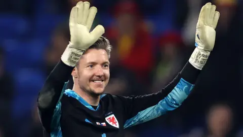 Goalkeeper Wayne Hennessey 