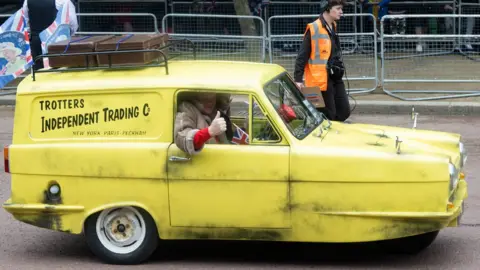 Getty Images Trotters Independent Trading van at the Platinum Jubilee