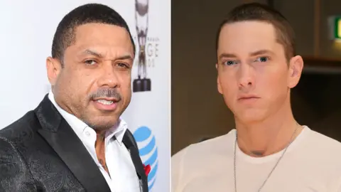 Getty Images Benzino and Eminem