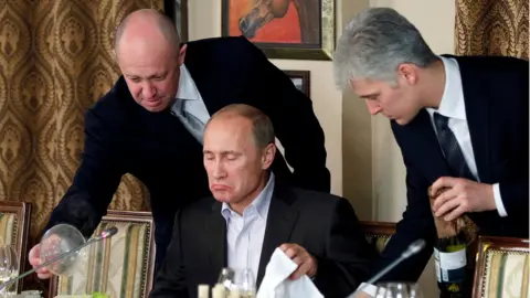 Reuters Yevgeny Prigozhin and Vladimir Putin