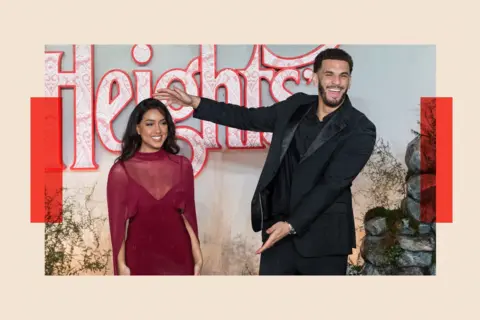 Future Publishing/Getty Images Sanam Harrinanan and Kai Fagan attend the UK Premiere of 'Wuthering Heights'