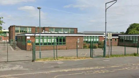 Google A Google streetview image of the school