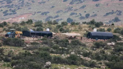 Reuters The site of a new Israeli settlement near the Palestinian village of Tayasir, close to Tubas, in the Israeli-occupied West Bank, April 9, 2026.
