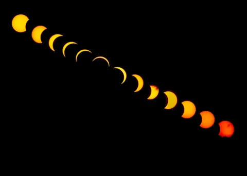 Andrew Fusek Peters Timelapse of solar eclipse