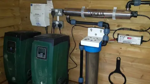 EDDC The water filtration system at Hook Farm