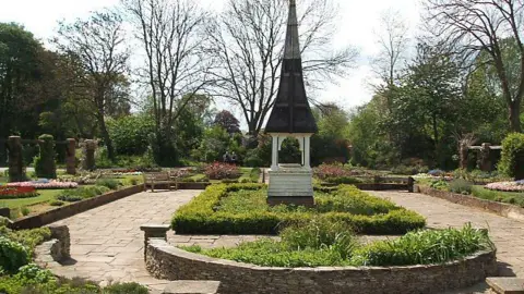 Harborough District Council The bell tower in Welland Park