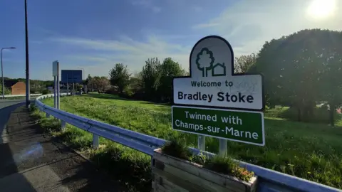 BBC Bradley Stoke sign