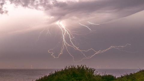 Lightning over Frinton