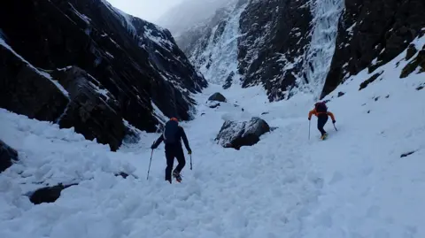 SAIS Creag Meagaidh Avalanche debris