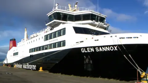 The ferry had been operating for just over two months between Troon in South Ayrshire and Brodick in the Isle of Arran