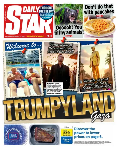 Daily star front page