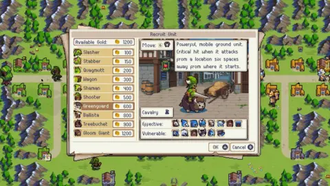 Chucklefish Games A screenshot from the indie game Wargroove