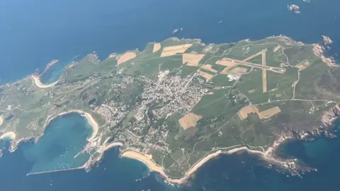 BBC Alderney from the sky
