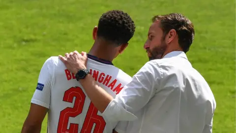 Getty Images Jude Bellingham and Gareth Southgate