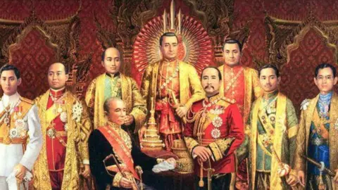 Facebook/ThailandPRD All the kings in the Chakri dynasty