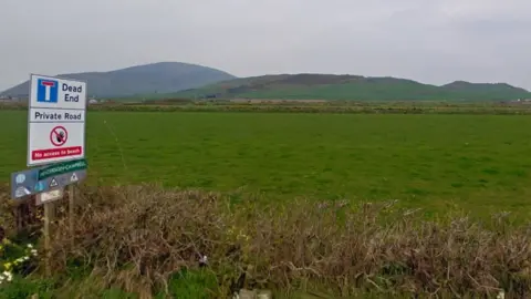 Google Hills as seen from the prison