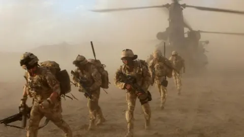 PA Media British soldiers in Afghanistan