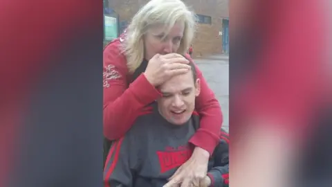 Mark Robotham Michael Robotham and mum Sherald