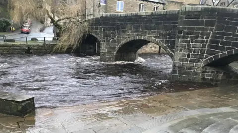 The river in Hebden Bridge