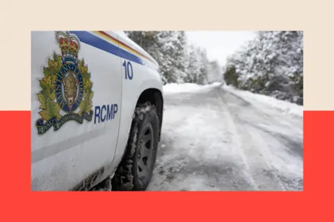 Getty Images RCMP police vehicle in the snow