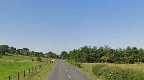 Google A Google Street View image of the Tattymoyle Road in County Tyrone. 