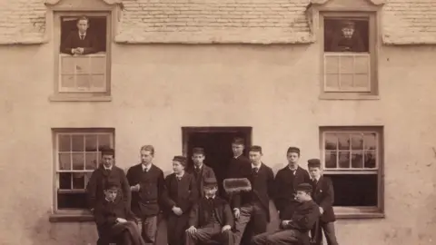 1876 Borth Boarders At Mrs Aitken's House 2 Princes Street, Borth