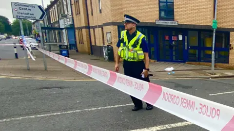 Splott Road cordon