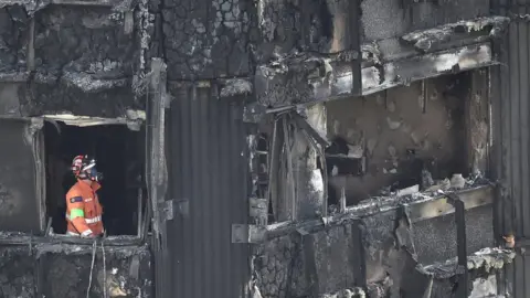 Reuters Firefighter at Grenfell Tower