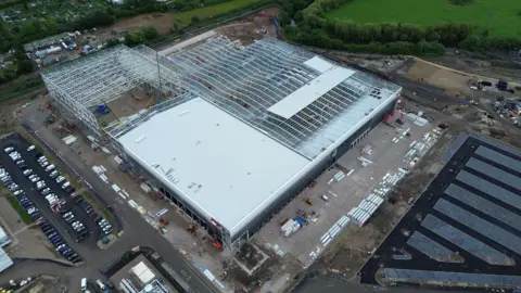 Greggs Factory under construction