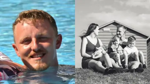 Family Handout/PA Media Matthew Steward with his family