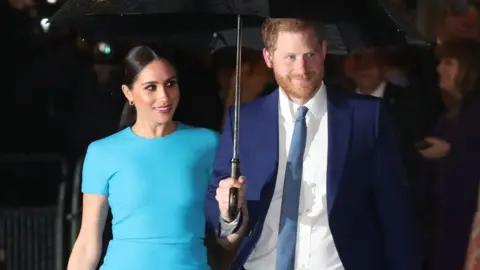 PA Media The Duke and Duchess of Sussex