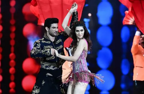 Getty Images Sushant Singh Rajput dancing on stage