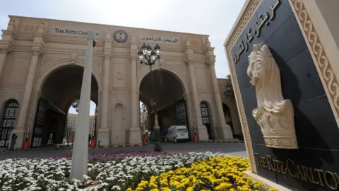 AFP/Getty The Ritz Carlton in Riyadh on 11 Feb