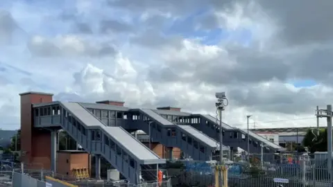 Network Rail The new train station footbridge