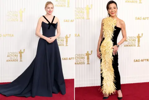 Getty Images Michelle Yeoh attends the 29th Annual Screen Actors Guild Awards at Fairmont Century Plaza on February 26, 2023 in Los Angeles, California.