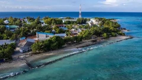 Getty Images General aerial view of the Maldives