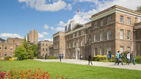 University of Leicester The campus of the University of Leicester