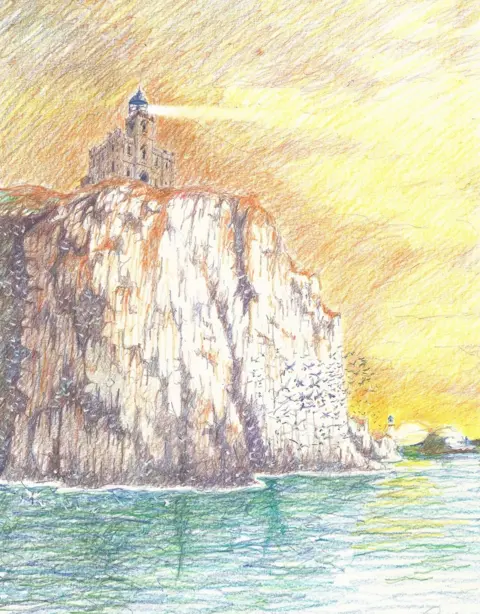 Prof Alan Dunlop Isle of May lighthouse