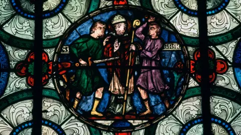 Getty Images Canterbury stained glass