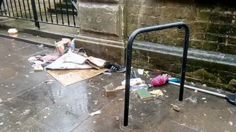 Jan Bailey Wet newspaper and other items