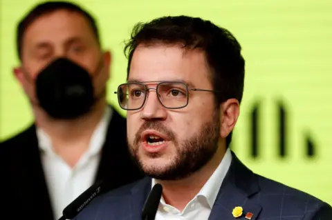 EPA Pere Aragonès in Barcelona, 14 February