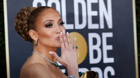 Reuters Jennifer Lopez at the Golden Globe Awards