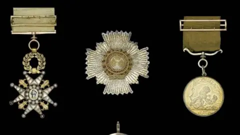 Dix Noonan Webb/PA Wire Napoleonic medals